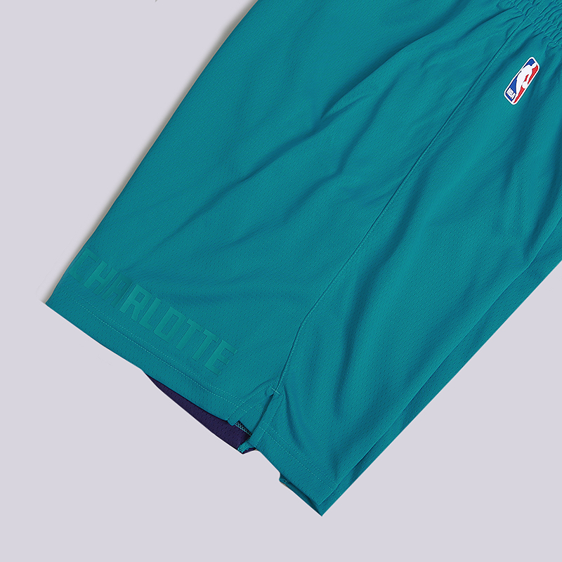 мужские голубые шорты Jordan NBA Charlotte Hornets Jordan Icon Edition Swingman 866785-428 - цена, описание, фото 3